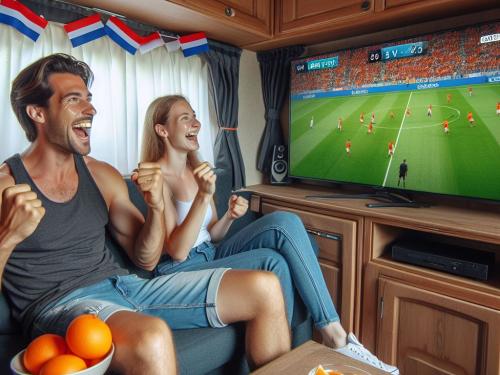 Het EK Voetbal en televisiekijken in de caravan